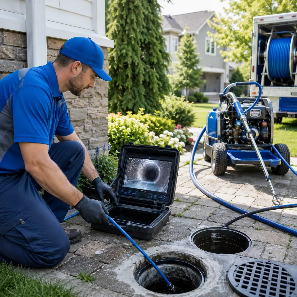 Outdoor drain cleaning professionals serving Ararat, VA